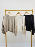 Pull Manches Sequins – Image 2