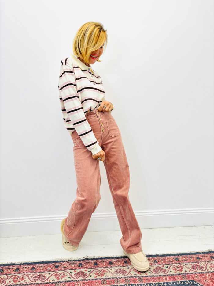 Polo Rayé en maille fine – Image 3