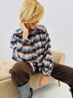 Chemise Carreaux laine-viscose – Esprit cocoon chic