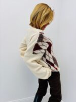 Pull “Burlington” – Motif losanges vintage 🇮🇹 – Image 3