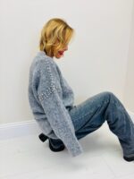 Pull en Mohair à Gros Strass – PEPITA by Gold&Silve – Image 4