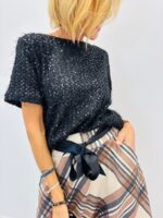 T-shirt à Sequins doublé – Chic & lumineux
