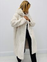Manteau Long en fausse fourrure