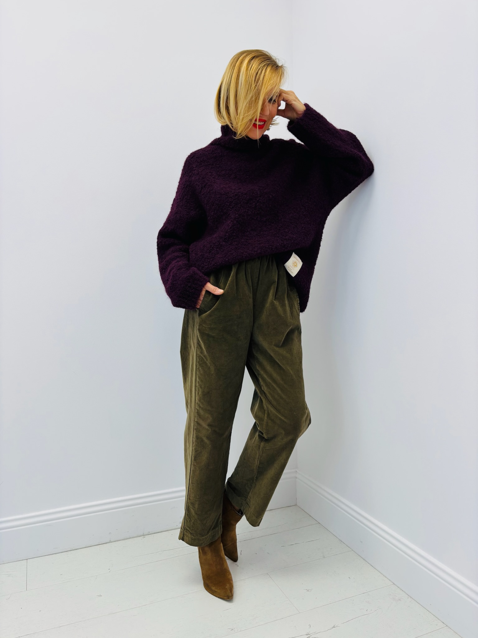 8F499559-C898-4E1A-BCA6-955B413616A0 Pull Col montant – Kid mohair & laine – Image 5