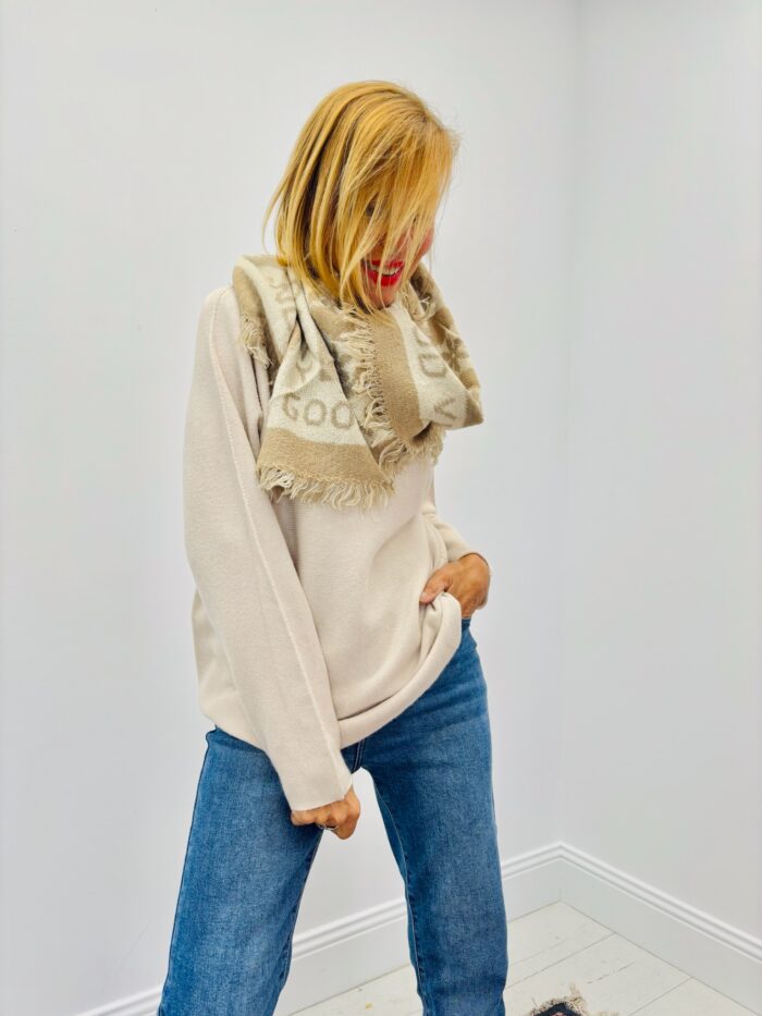 Écharpe triangle – 100% viscose – Image 3