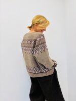 Gilet Jacquard en laine mélangée – Esprit alpin chic – Image 4