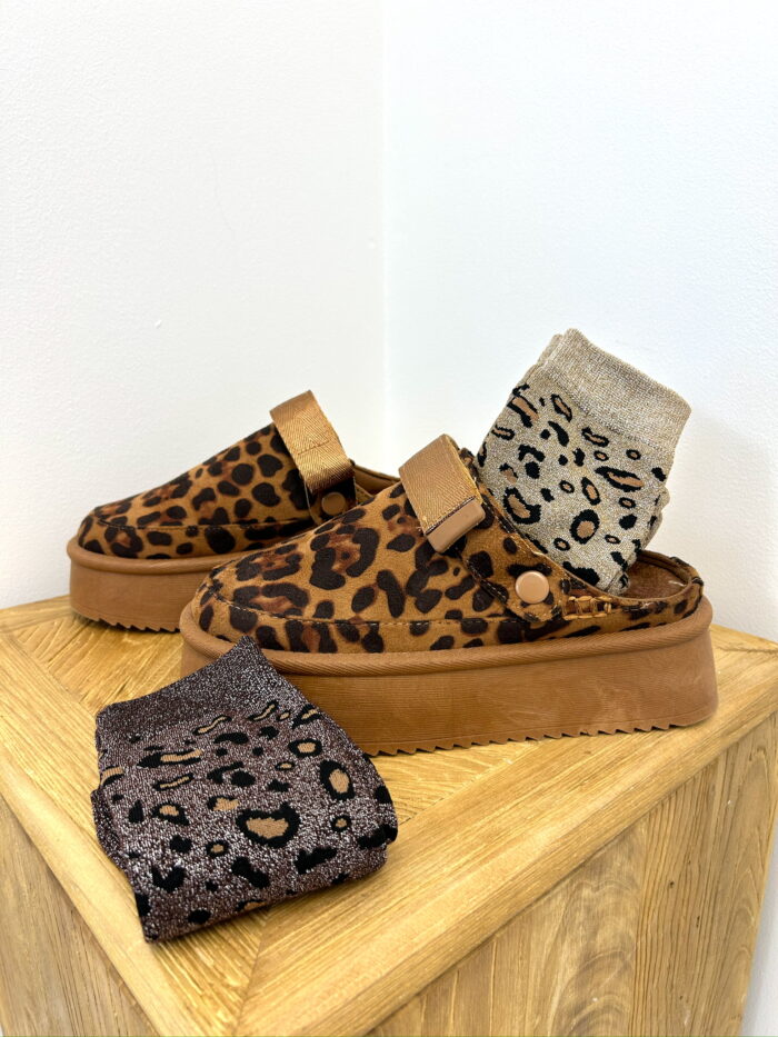 Chaussettes Imprimé Léopard – Style fun & tendance – Image 1