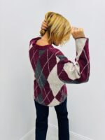 Pull Losanges laine mélangée – Esprit Preppy Chic Berlington – Image 3