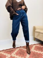 Jean Coupe Barrel avec ceinture