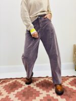 Pantalon en Velours Coupe Barrel