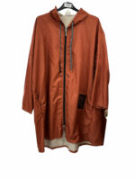 Parka capuche zippé style urbain oversize – Image 3
