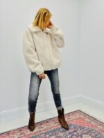 Veste en Fausse Fourrure
