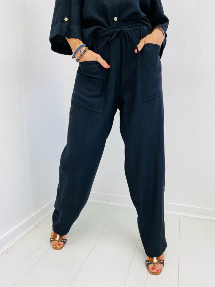 Pantalon Fluide à la Coupe Droite – Image 1