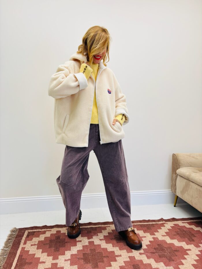 Pantalon en Velours Coupe Barrel – Image 5