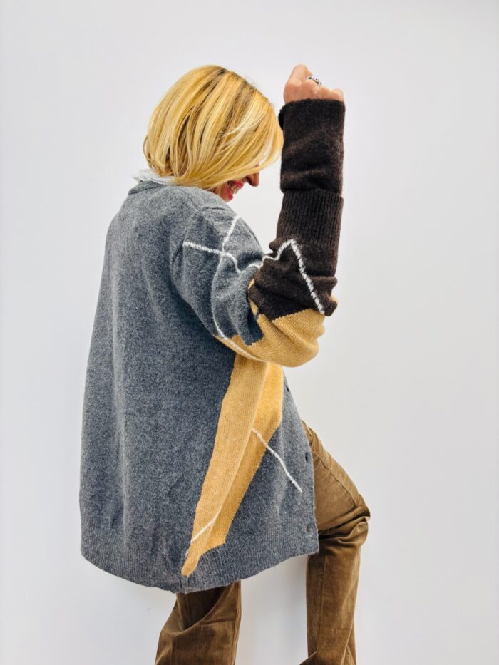 Gilet Motif losanges – Image 4