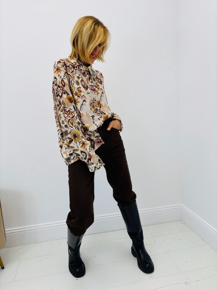 Chemise Imprimée Viscose – esprit bohème chic – Image 3