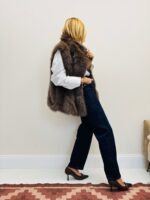 Veste Sans Manches en fausse fourrure – Élégance cocoon italienne – Image 6