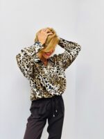 Blouse Imprimé Léopard – Marque EMA BLUE’S 🇫🇷 – Image 3