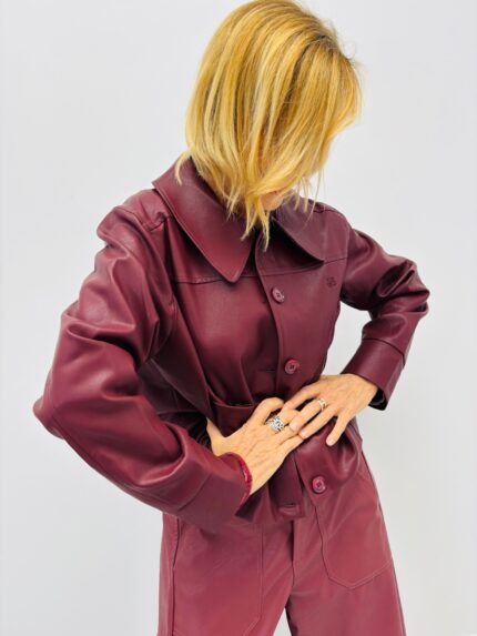 Veste en Simili cuir Claudine – Marque ANGE