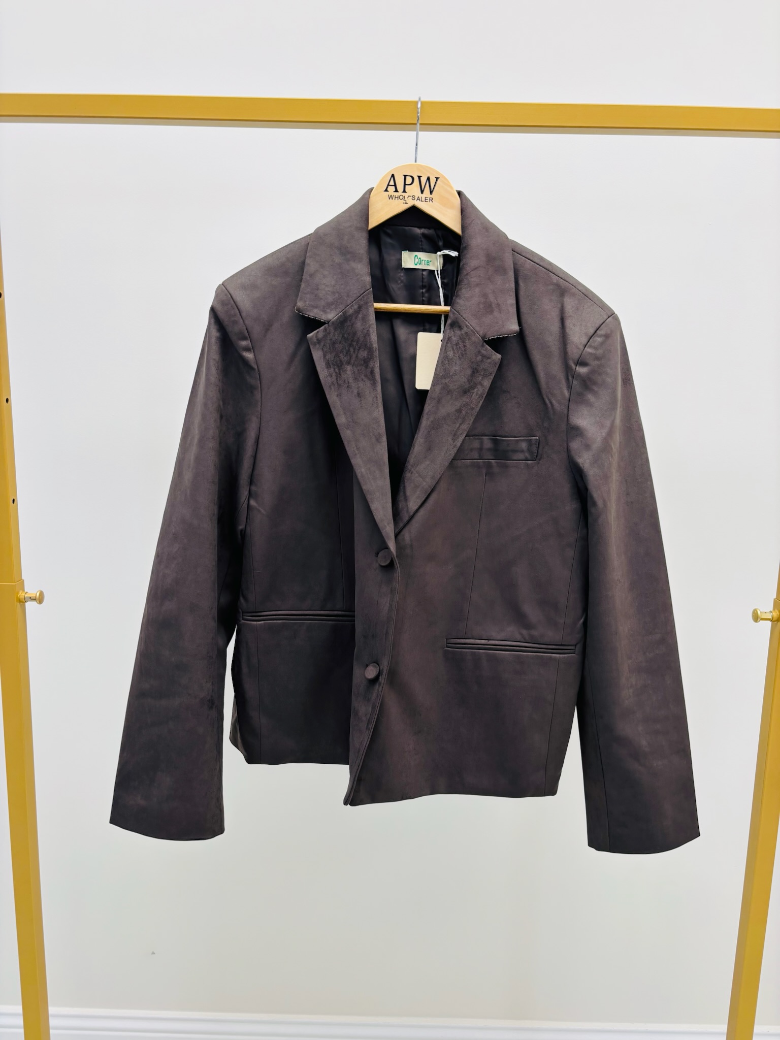 B22130BF-F2EE-4CD3-B546-D5B670C8BCC8 Blazer Suédine – Image 2