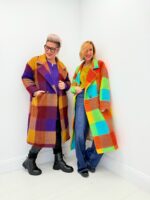 🇮🇹 Manteau Long à Carreaux colorés – Image 7