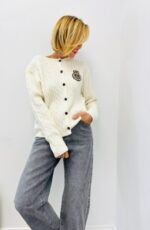 Gilet Torsadé avec écusson brodé – Image 4