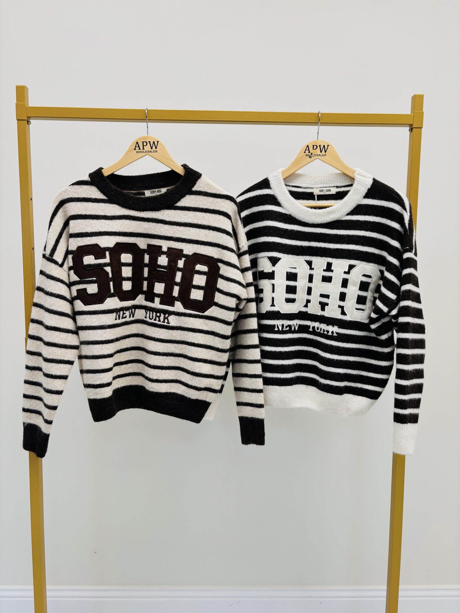 B8103EAA-4051-4531-8BD4-6453AC9D1745 Pull Marinière “SOHO New York” – Esprit urbain & maille douce – Image 2