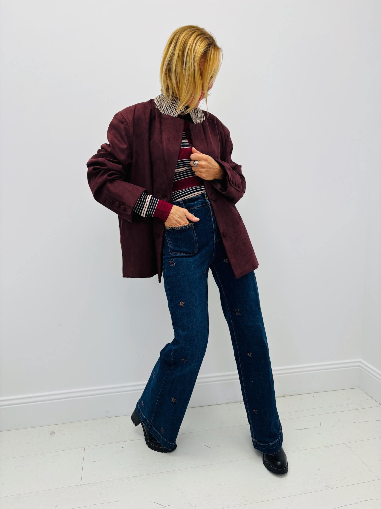 B8128509-73F8-4C53-8BC9-71527C1344A6 Blazer Suédine – Image 6