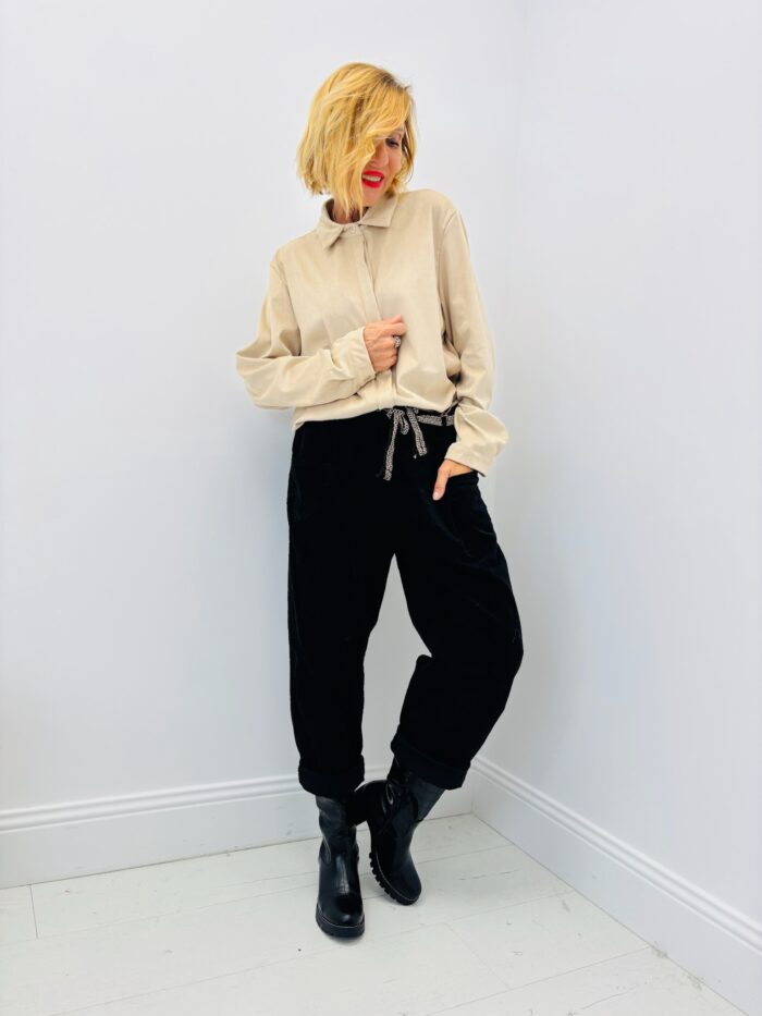 Chemise en Suédine douce – Made in Italy – Image 3