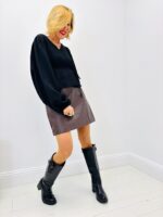 Jupe Simili Cuir – Image 2