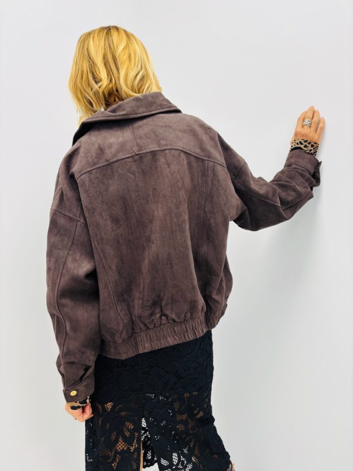 Veste en Suédine zippée – Image 4