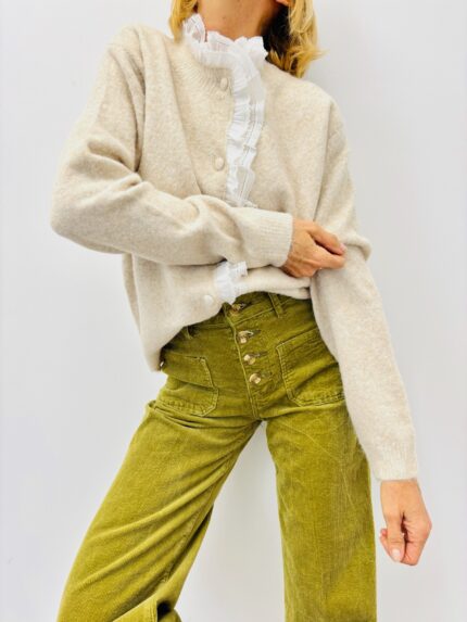 Gilet col Dentelle