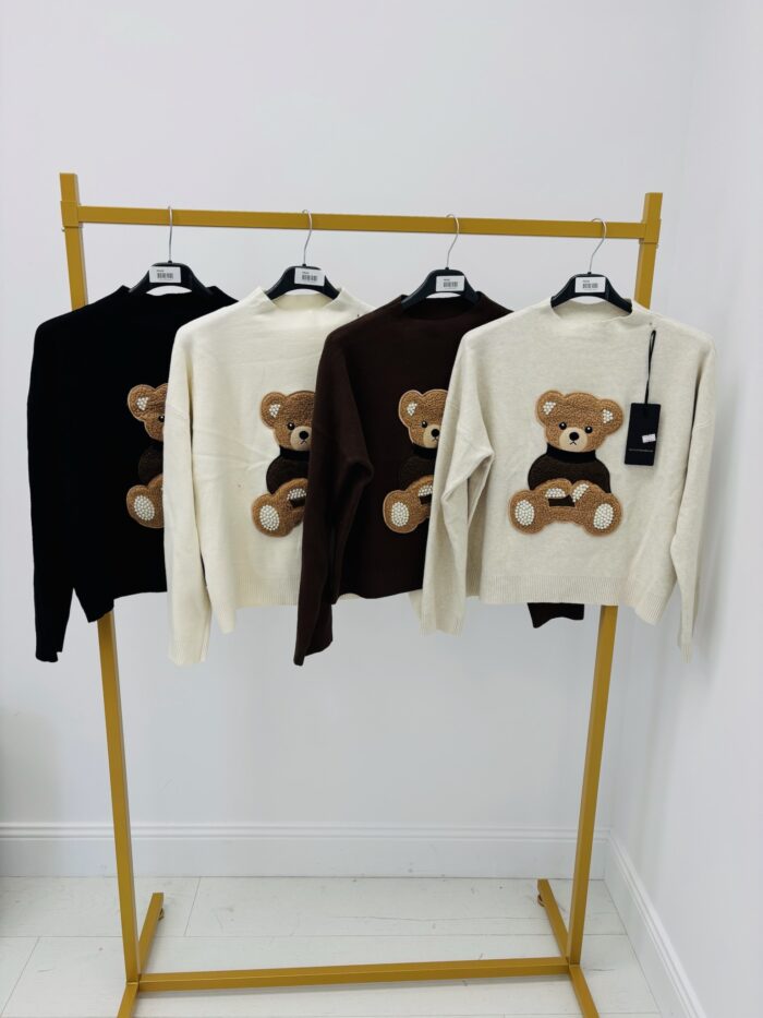 Pull en Viscose Motif Nounours – Marque VALENTYNE – Image 2