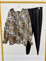 Blouse Imprimé Léopard – Marque EMA BLUE’S 🇫🇷 – Image 4