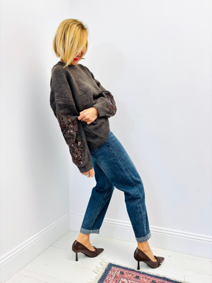 Pull Manches Sequins – Image 3