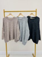 Pull Oversize Duveteux – Confort chic et douceur absolue – Image 2