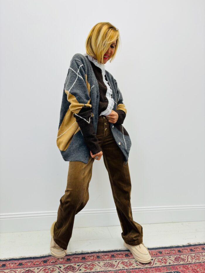 Gilet Motif losanges – Image 3