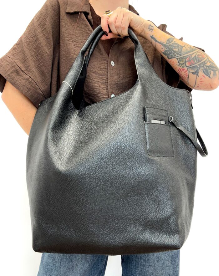Grand sac avec porte-carte intégré – Modèle pratique – Image 5