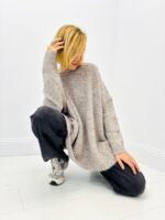 Pull Oversize Duveteux – Confort chic et douceur absolue