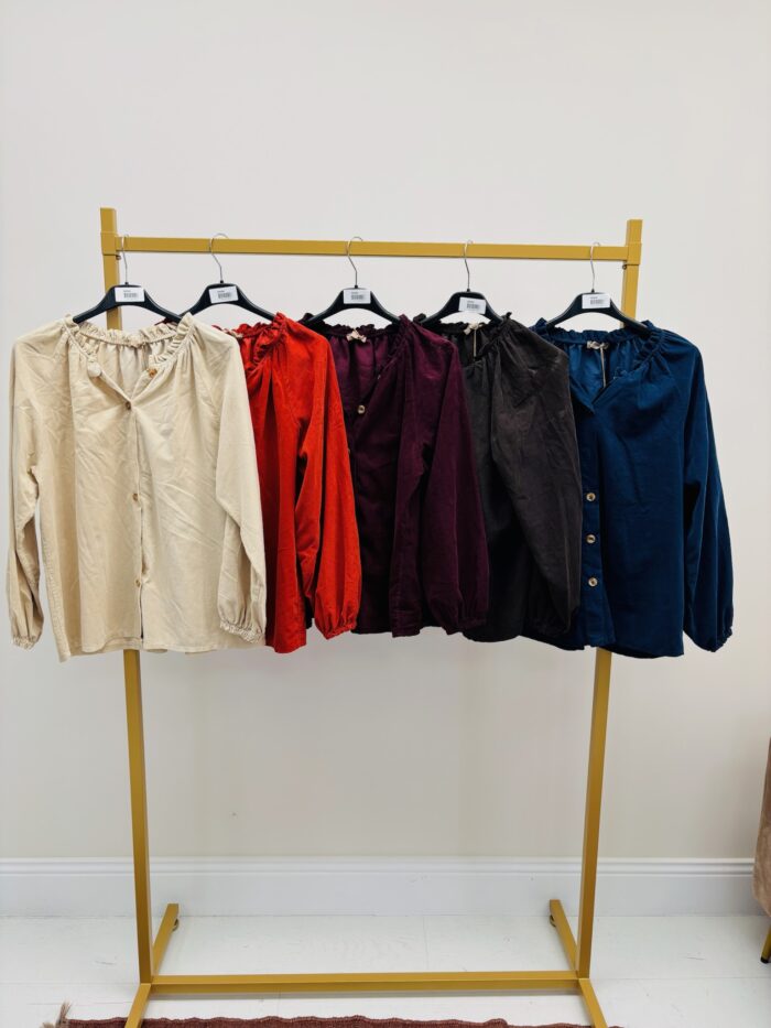 Blouse en Velours côtelé fin – 100 % coton – Image 3