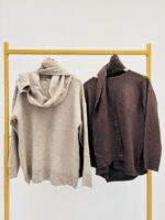 Pull Doux avec écharpe intégrée – Esprit cocoon chic – Image 2