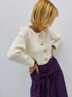 Gilet en Viscose avec Boutons bijoux – Image 4