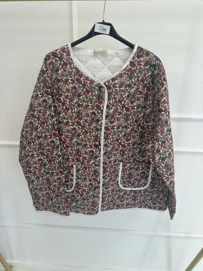 Veste matelassée grande taille imprimée – Image 3