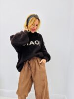 Pull “CIAO!” en Maille effet popcorn – Esprit italien et douceur cocoon – Image 6