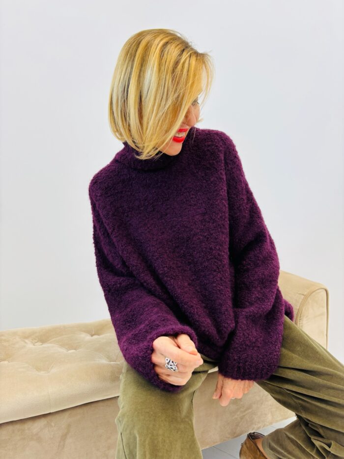 Pull Col montant – Kid mohair & laine – Image 4