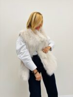 Veste Sans Manches en fausse fourrure – Élégance cocoon italienne – Image 11