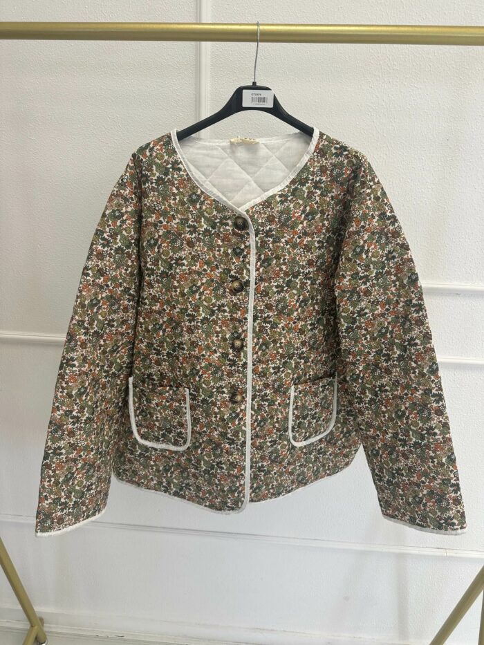 Veste matelassée grande taille imprimée – Image 2