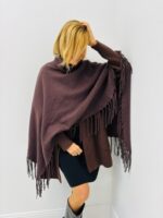 Poncho en Viscose à Franges – Marque VALENTYNE – Image 5