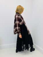 Chemise à Carreaux avec Lavallière – 100 % rayonne – Image 6