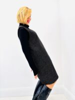 Robe Chasuble avec col roulé – Élégance rétro chic signée EMA BLUES – Image 4